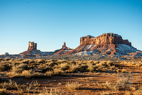 Monument Valley from behind