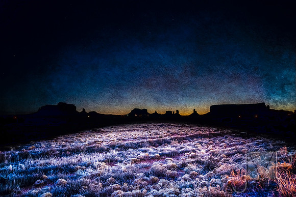 Monument Valley pre-sunrise