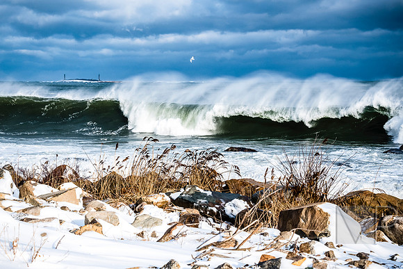 Winter Storm at Sea